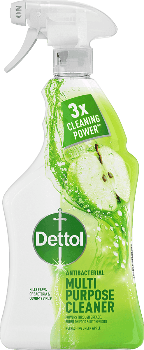 Dettol Multi Purpose Cleaner Spray Green Apple 750ml Dettol